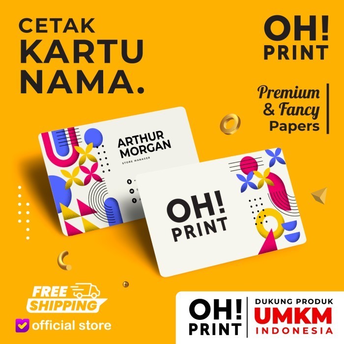 

Terlaris Cetak Kartu Nama Art Carton 260gsm Laminating Glossy / Matte SALE