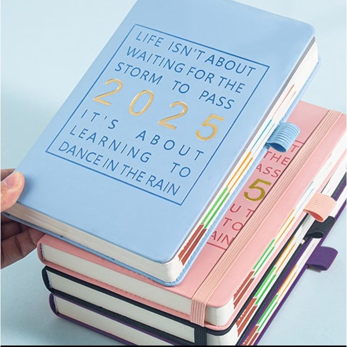 

Terlaris Agenda Planner 2025 Daily Weekly Monthly Hardcover Birthday Christmas New Year Gift SALE