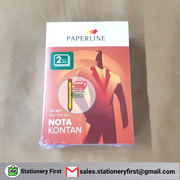 

Terlaris Nota Bon Kontan 2 Rangkap K2 Ply Kecil Paperline per Pack isi 10 Buku SALE
