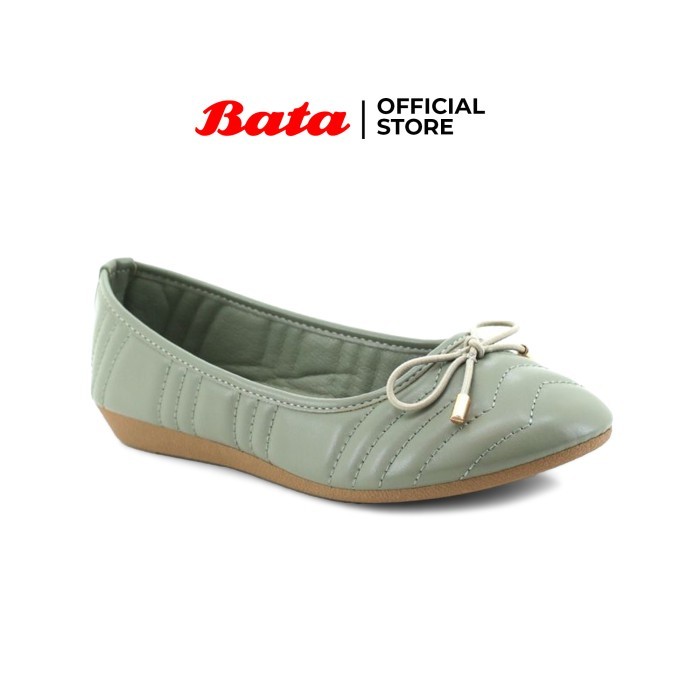 [Online Exclusive] Bata Sepatu Flatshoes Wanita Banika Hijau - 5807040