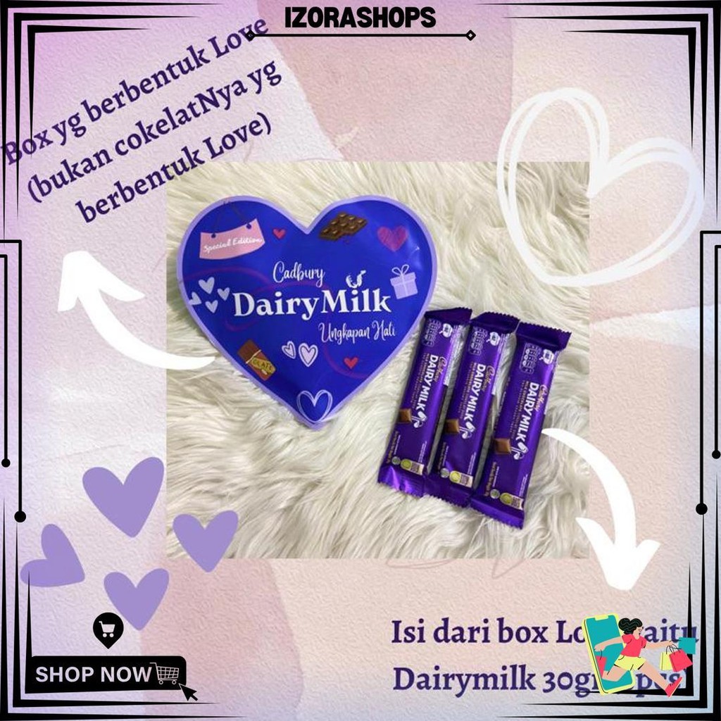 

Giftbox Special Love Edition // Dairymilk Silverqueen // Valentine Ulangtahun Wedding Anniversary D Termurah