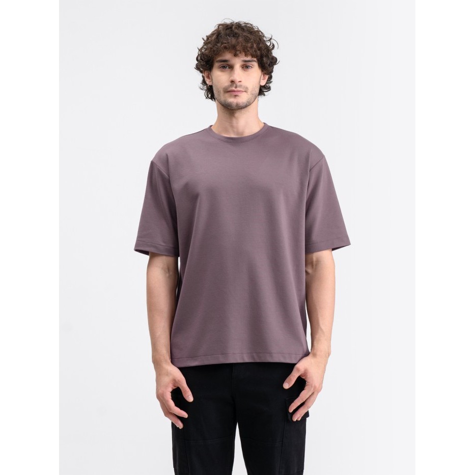 Livehaf - Boxy Ease Tee Plum