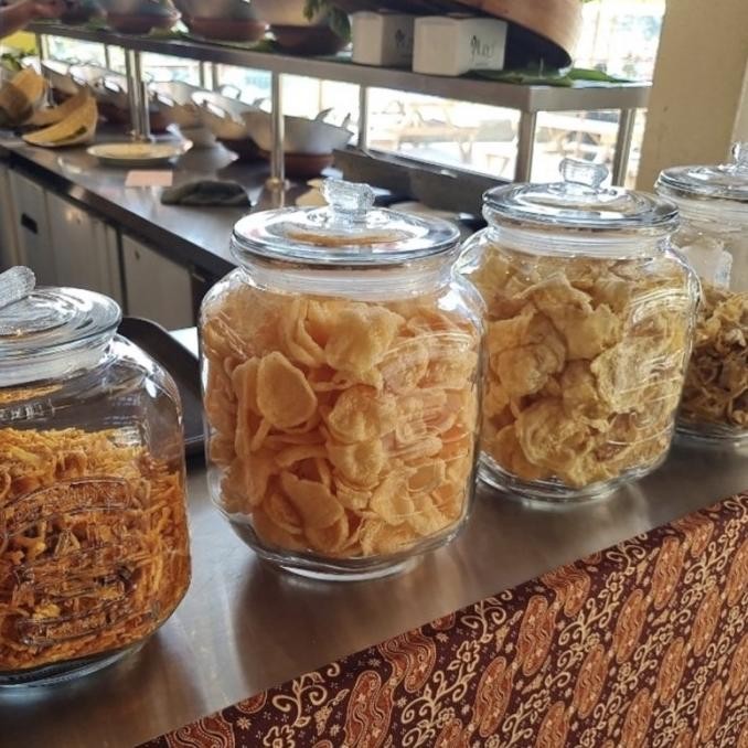 AceHardware Toples Kaca Kedap Udara Tempat Lebaran Permen Kue Kering