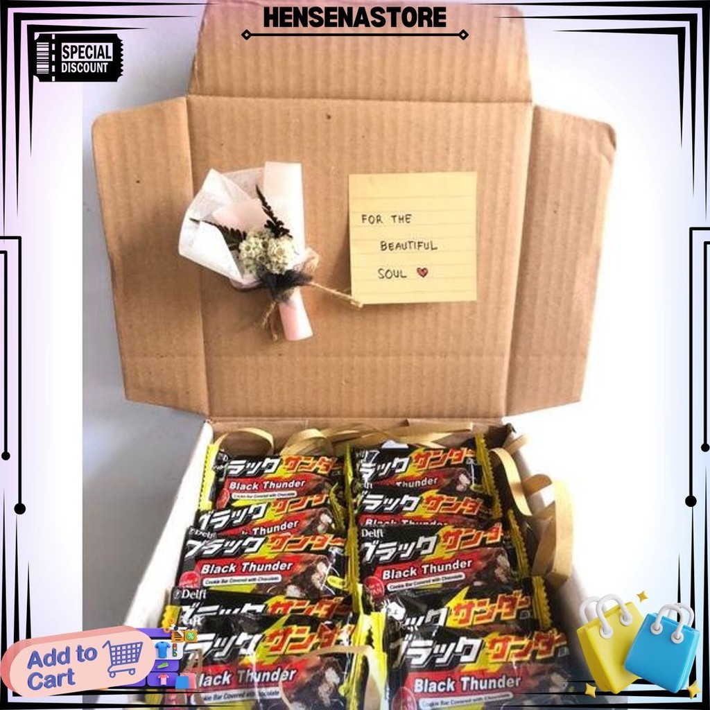 

(Free Greeting Card) Snack Box Coklat Edition 2 / Snack Box / Hampers Snack / Hampers Hadiah Wisuda D Cod