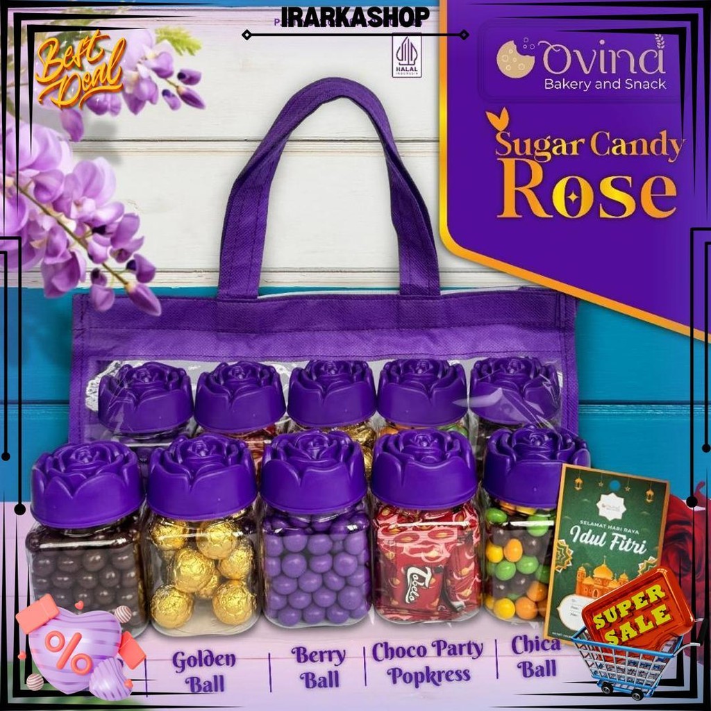 

Ovina Sugar Candy Rose Paket Hampers Natal / Idul Fitri Cokelat Coklat Enak Murah D Terlaris