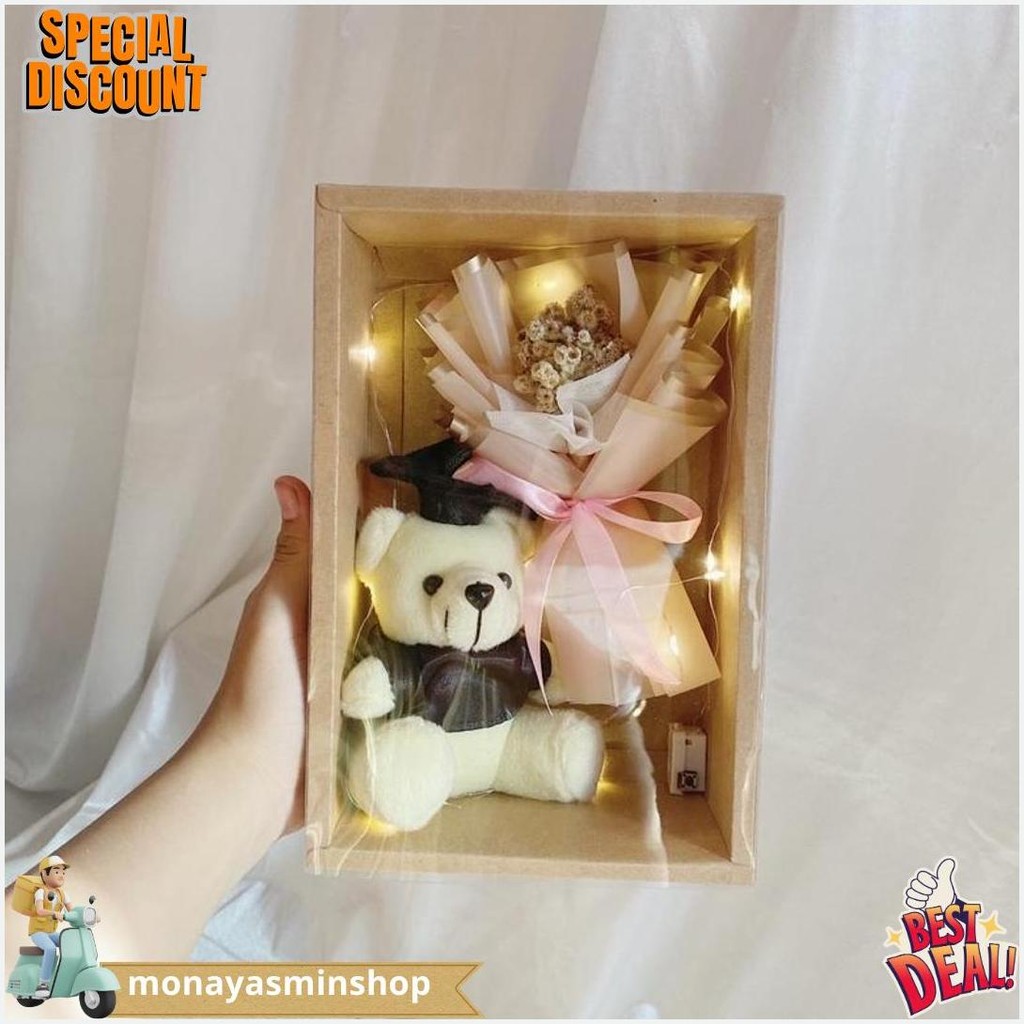 

Paperush.Id [Bx02] Box Buket Boneka Karakter Mini / Hadiah Wisuda Terlaris