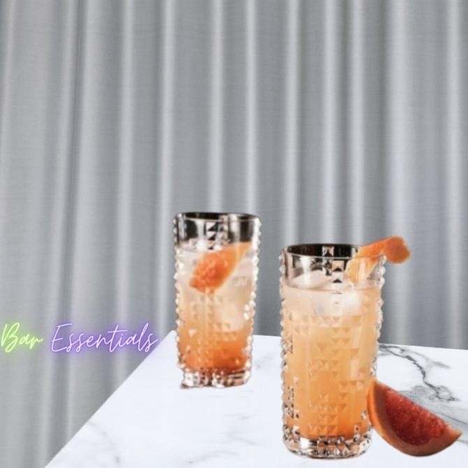 

:::::::] Premium Mocktail Long Drink Semi Crystal Glass 360 ml