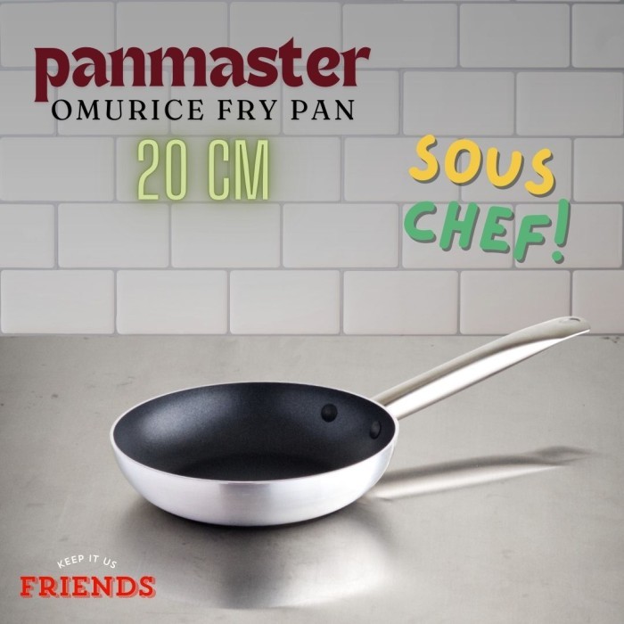 Panmaster Omurice Fry Pan Omelette Pan Anti Lengket Aluminium Induksi 20cm