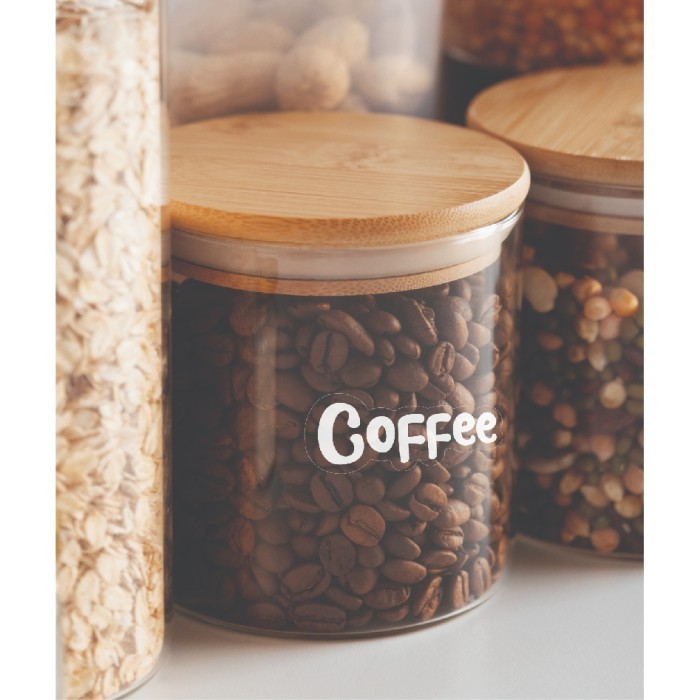 Stiker Bumbu Dapur Label Bumbu Dapur Transparant Stiker Label Garam Waterproof Stiker Set Bumbu