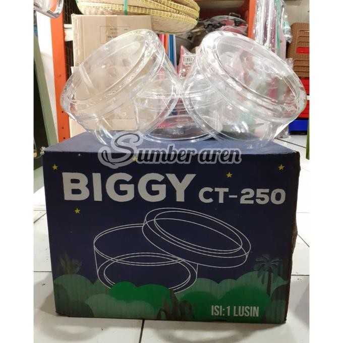Toples Kue Kering Coklat Lebaran Plastik Biggy bulat 500 gr Murah