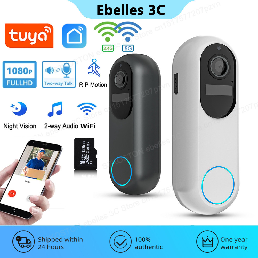 Tuya Smart Home Video Doorbell Outdoor Wiress Doorbell