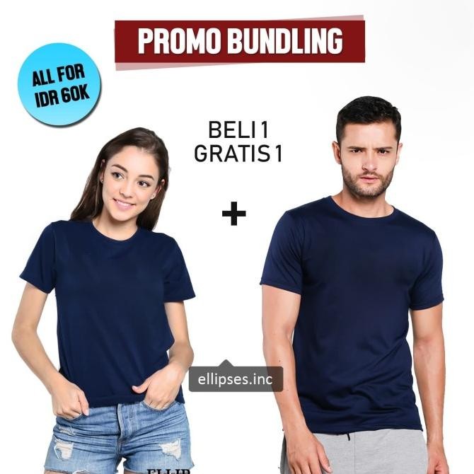 Grosir Ellipsesinc - Kaos Couple Oversize Pria Wanita Polos