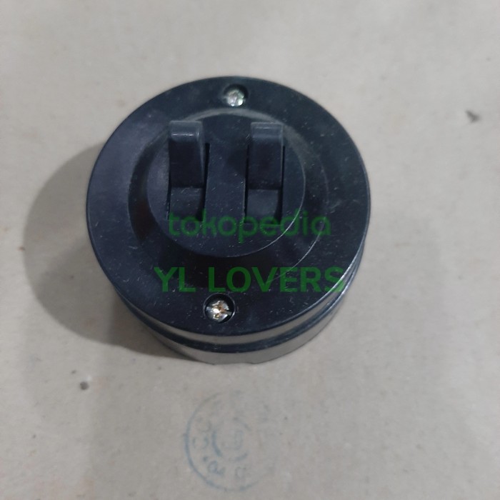 Terlaris Saklar double jadul Broco/saklar dua jadul/saklar kuno/saklar hitam SALE