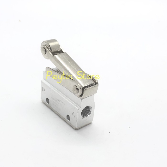 CHROMEE 1Pc MOV-02 1/8" Mechanical Push Button Valve BSP Pneumatic Air Valve 1.5-8kgf/cm²