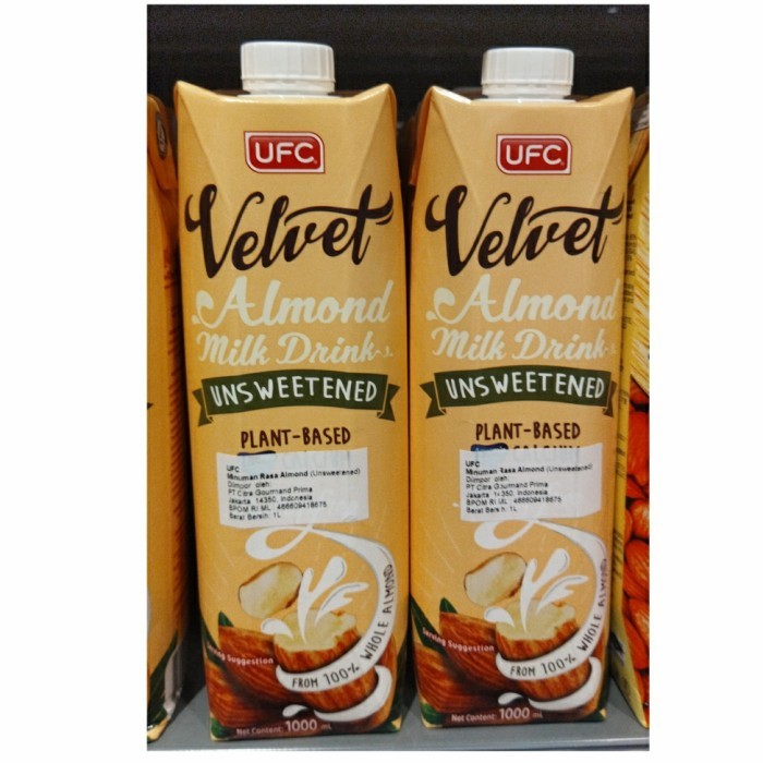 

UFC VELVET ALMOND MILK ORIGINAL UNSWEETENED 1LITER