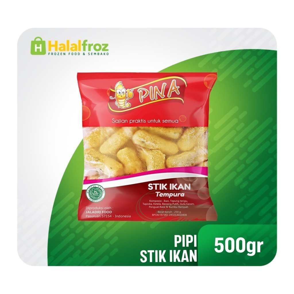 

Pina Stik Ikan 500gr Termurah, Terlaris, Paling mantap