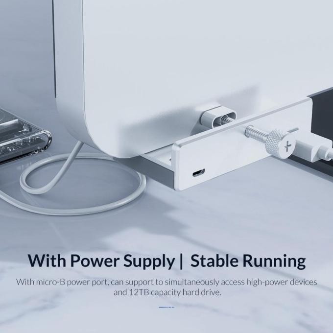 USB Hub 3.0 Clip-on Type Aluminium 4 Port - Orico MH4PU