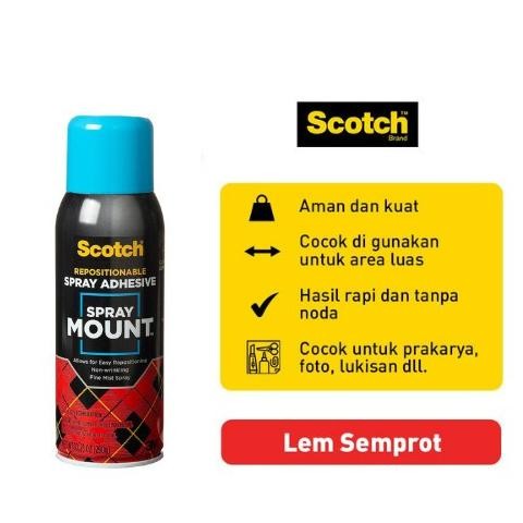 

3M Scotch Spray Mount / Lem Semprot Daya Rekat Kuat