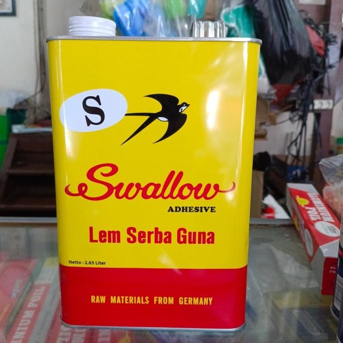 

Lem Kuning Serba Guna kayu karet busa Asli Swallow