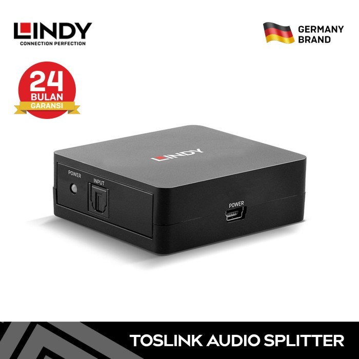 Splitter Audio Digital LINDY 3 Port TOSlink Optical