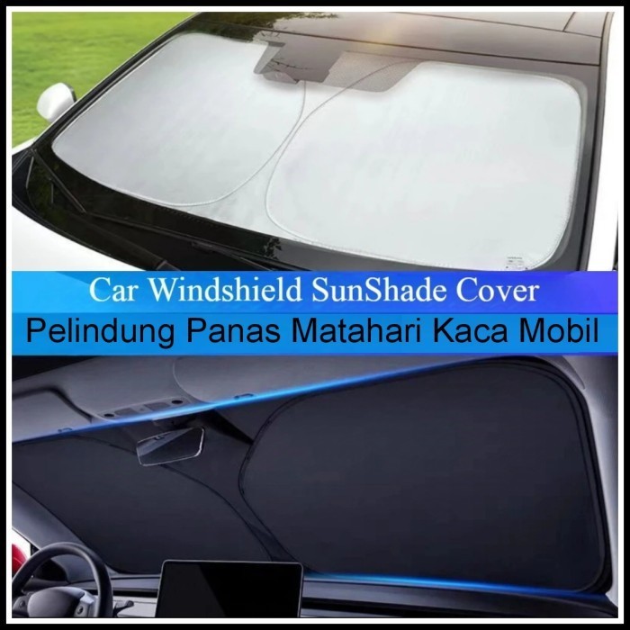 Penutup Kaca Depan Sun Shield Sunshade Pelindung Panas Matahari Mobil Honda BRV CRV HRV WRV Civic