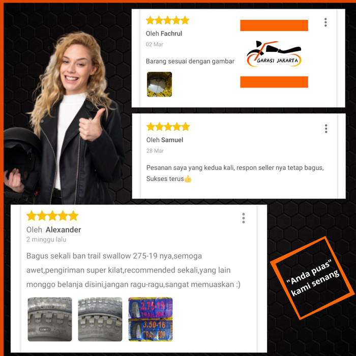 Ban Luar Motor Swallow 275-18 Ring 18 S-201 Sprinter Swallow