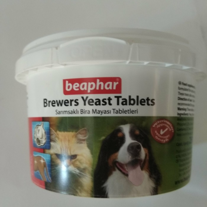 Terbaru beaphar brewer yeast tablets vitamin bulu untuk anjing dan kucing