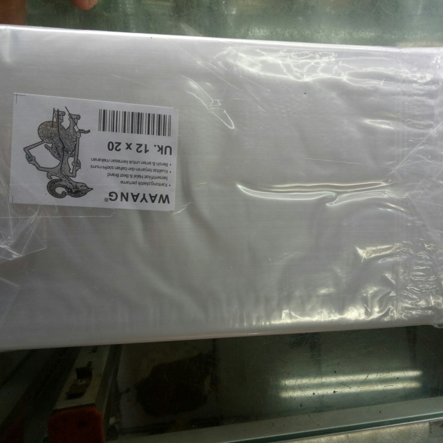 Plastik pp Cap wayang uk.12x20