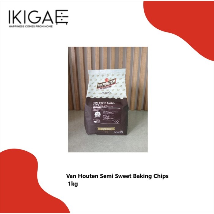 

VANHOUTEN SEMI SWEET BAKING CHIPS 8000CT / CHOCO CHIPS 1 KG