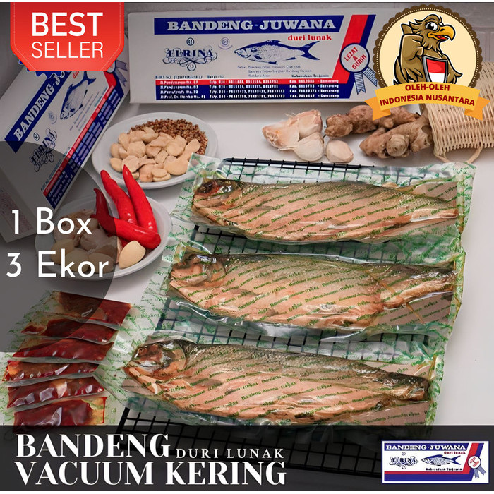 

Bandeng Presto Juwana Asli Khas Semarang Vacuum Kering Basah Ready