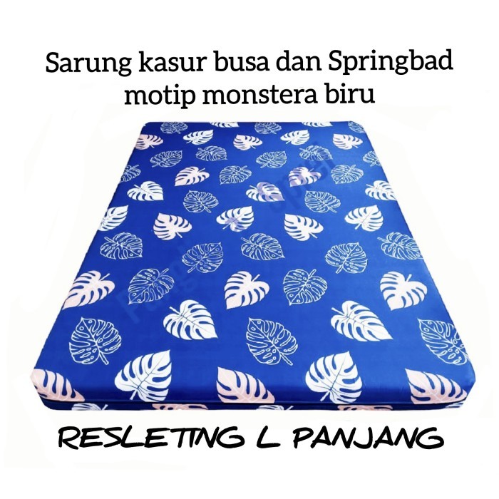 Sarung Kasur Busa Resleting Tebal 20Cm / Sprei Resleting L Panjang