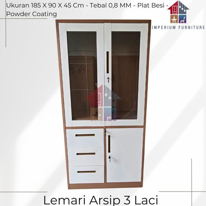 

TERBARU - Lemari Besi / Lemari Arsip / Lemari Buku / Lemari Kantor Multifungsi
