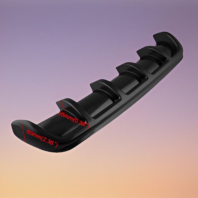 Diffuser Pelindung Bumper Belakang Mobil Universal