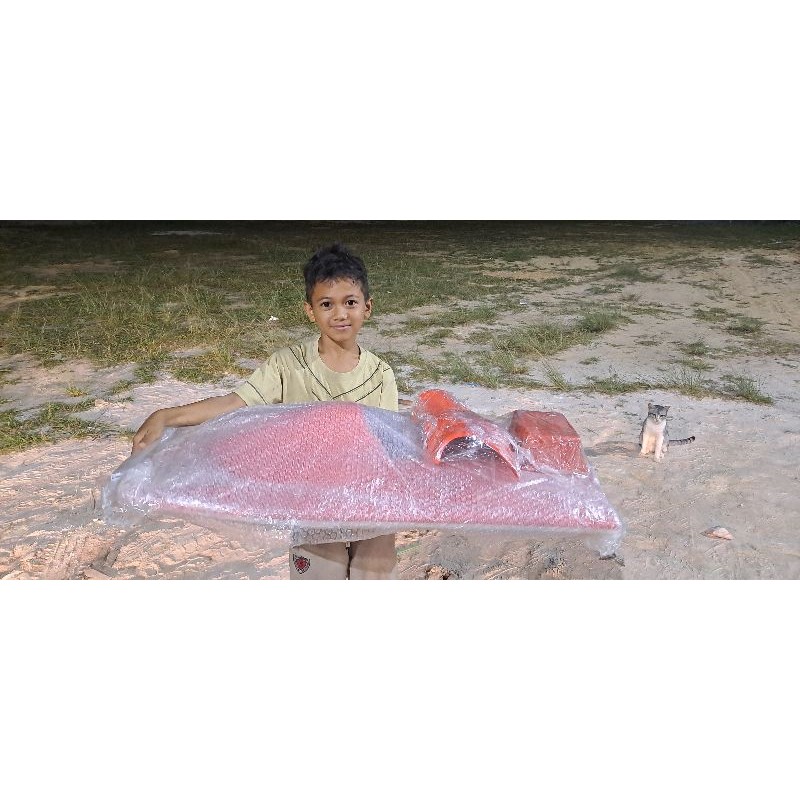 Hull RC Boat F1 Engine Pas Buat Zenoah 32cc Fuul Fibergelas Ringan & Kuat