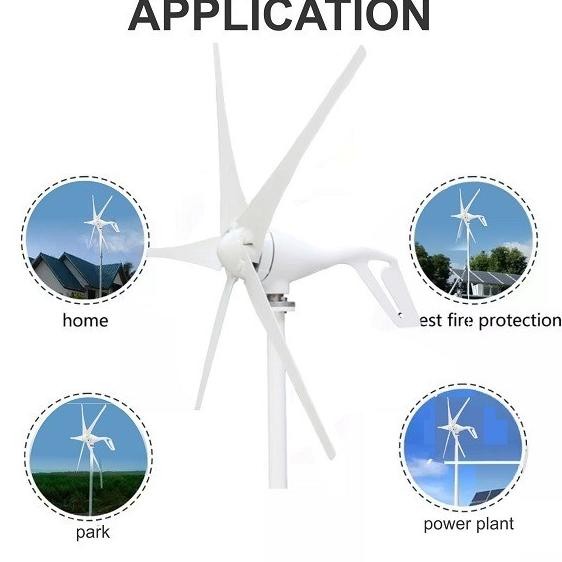 Turbin Angin / Wind Turbine 500W + Controller / Wind Turbine /