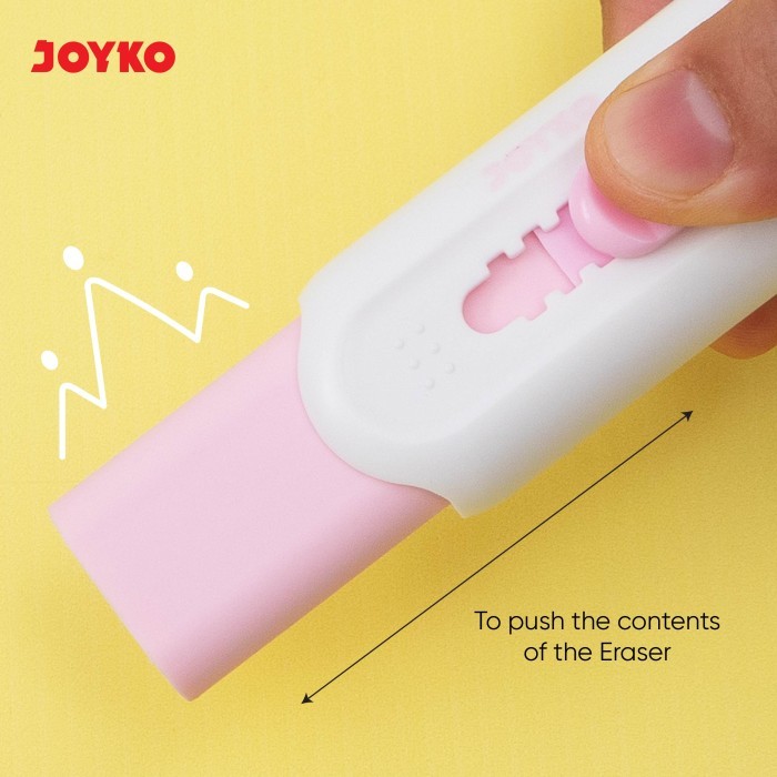 

Joyko Sliding Eraser Mechanical / Penghapus Mekanik Joyko Ujian Panjang Anak Er-148