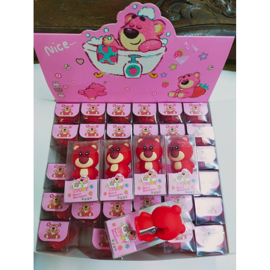 

Rautan + Penghapus Pensil Motif Capybara 2In1 Serutan Pensil Rubber Head Karakter Lucu Lotso