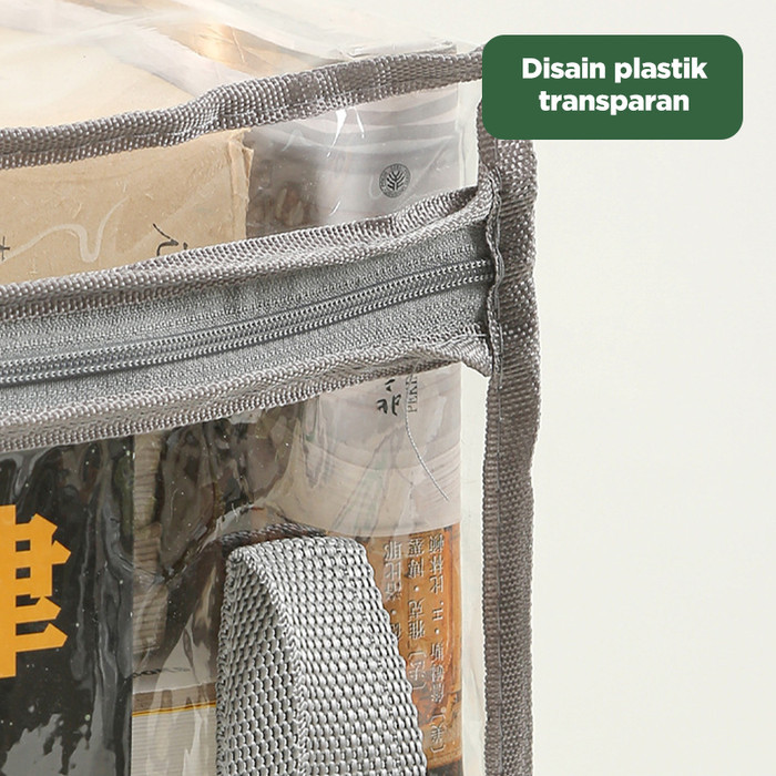 

Tas Penyimpanan Dokumen Serbaguna Tas Pvc Transparan Tas Penyimpanan Buku Hsb307