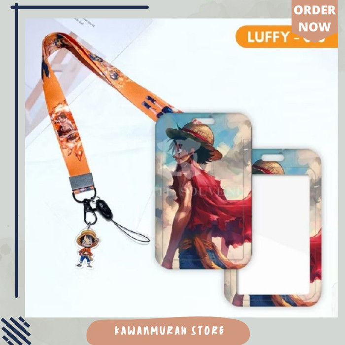 

Nametag Karakter Luffy One Piece Trendy / Lanyard Luffy One Piece Lucu