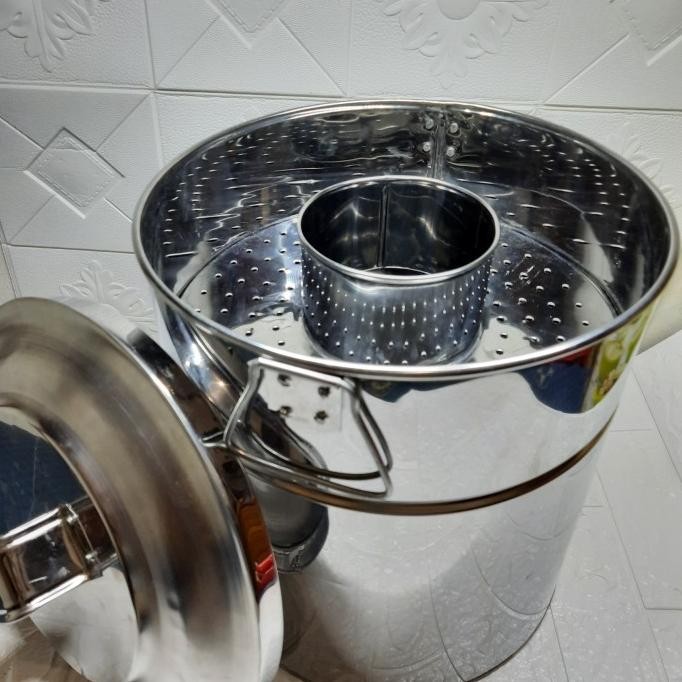 Panci Bakso 40 Cm Stenlis/Dandang Bakso Stenlis Merdekacici