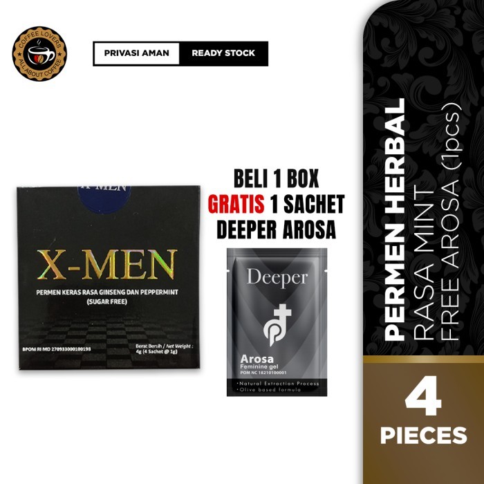 

X-MEN PERMEN UNTUK MENINGKATKAN STAMINA PRIA BELI 5 GRATIS 1 - X MEN STAMINA CANDY XMEN