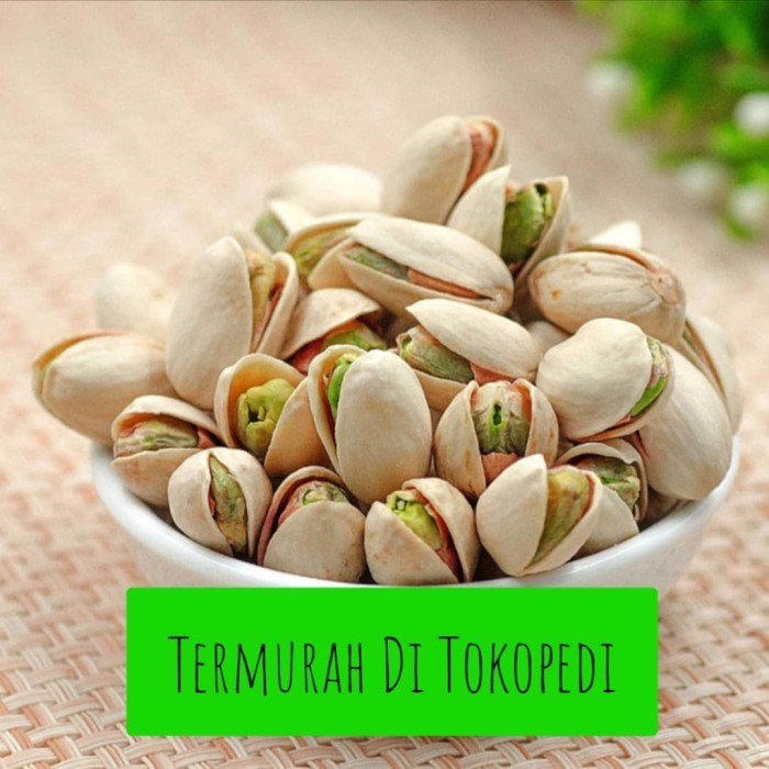 

GROSIR KACANG PISTASIO 500GR KACANG PUSTUK PANGGANG