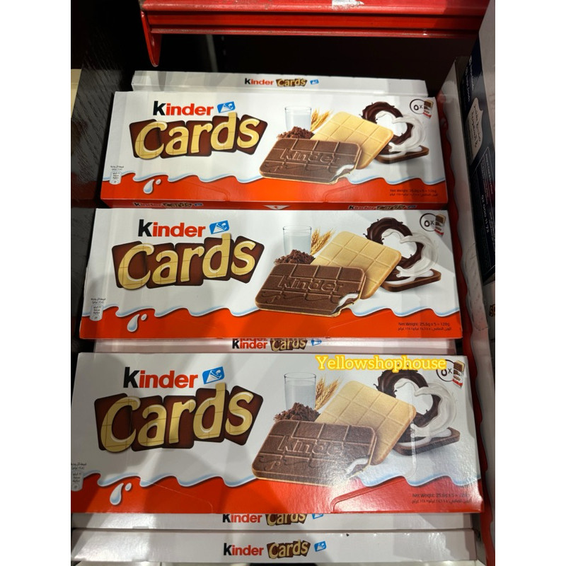 

READY KINDER CARD CHOCOLATE / COKLAT KINDER