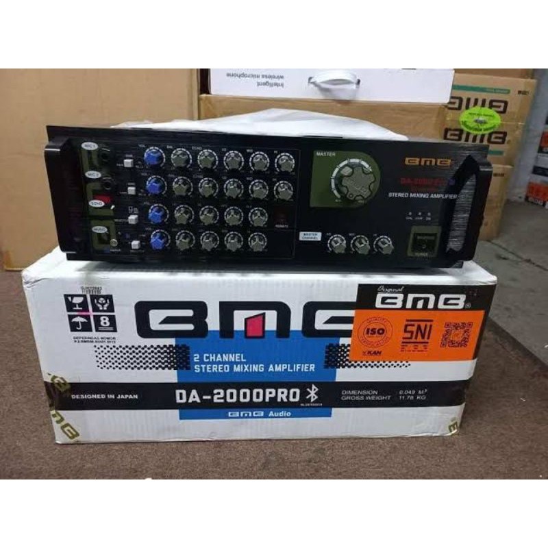 Amplifier karaoke BMB DA2000Pro Bt Bluetooth Original Da 2000 pro power Audio Speaker sound Resm