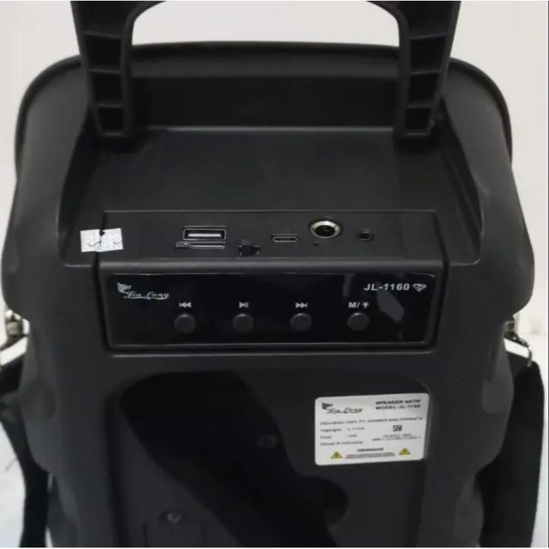 SPEAKER WIRELESS BLUETOOTH JINLONG JL-1160 SUPERMAN BASS WIRELESS SPEAKER