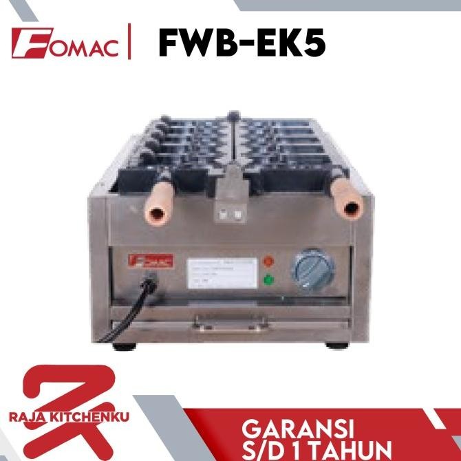Fomac Mesin Waffle Bentuk Ikan Fish Waffle Fwb-Ek5 Emm_Irshop
