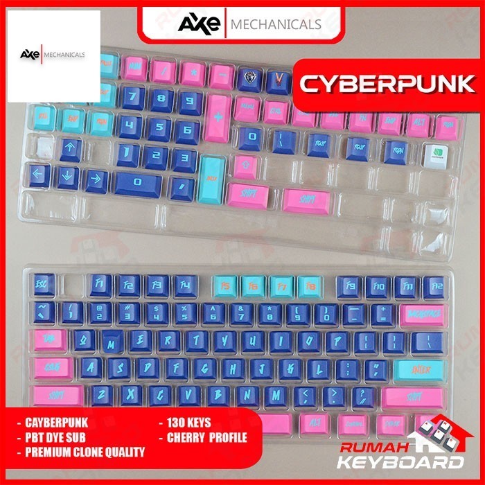 Keycap - Keycaps - Cherry - Cyberpunk - Pbt - Dye Sub