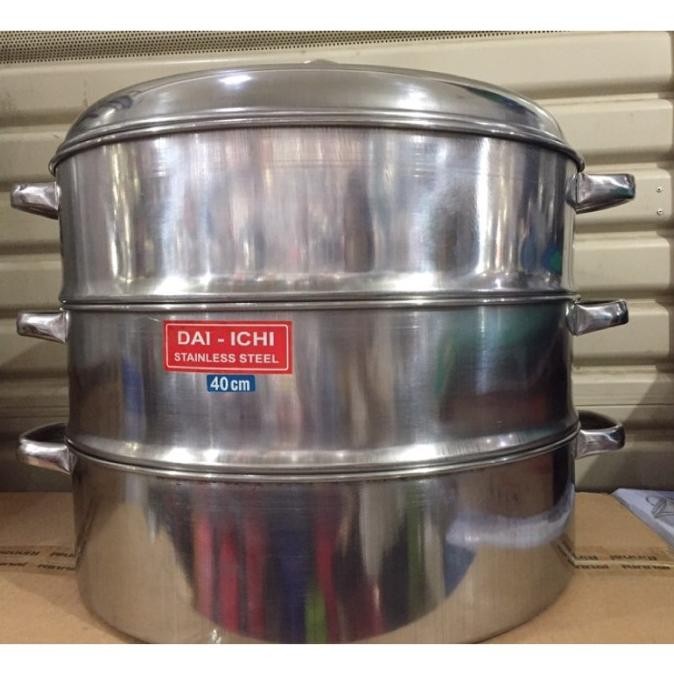 Panci Kukusan Dangdang Steamer Kukus Stainless Serbaguna Besar Merdekacici