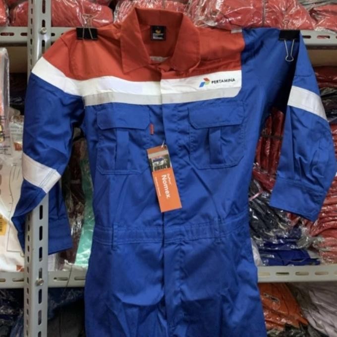 WEARPACK PERTAMINA NOMEX ORIGINAL / COVERALL NOMEX PERTAMINA