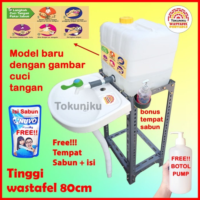 Wastafel Portable Drum Tempat Cuci Tangan Murah Wastafel Portabel